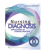 Image of the book cover for 'Nursing Diagnosis: Application to Clinical Practice'