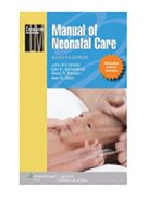 Image of the book cover for 'Manual of Neonatal Care'