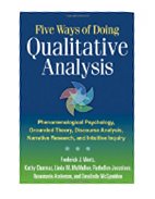 Image of the book cover for 'Five Ways of Doing Qualitative Analysis'