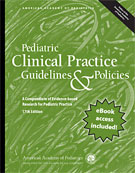 Image of the book cover for 'Pediatric Clinical Practice Guidelines & Policies'