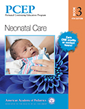 Image of the book cover for 'PCEP Book 3: Neonatal Care'