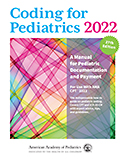 Image of the book cover for 'Coding for Pediatrics 2022'