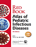 Image of the book cover for 'Red Book Atlas of Pediatric Infectious Diseases'