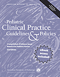 Image of the book cover for 'Pediatric Clinical Practice Guidelines & Policies'