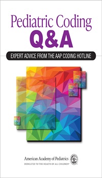 Image of the book cover for 'Pediatric Coding Q&A'