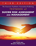 Image of the book cover for 'The American Psychiatric Association Publishing Textbook of Suicide Risk Assessment and Management'