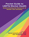 Image of the book cover for 'Pocket Guide to LGBTQ Mental Health'