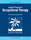 Image of the book cover for 'Applied Theories in Occupational Therapy'