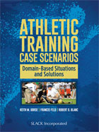Image of the book cover for 'Athletic Training Case Scenarios'