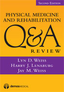 Image of the book cover for 'Physical Medicine and Rehabilitation Q&A Review'