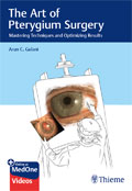Image of the book cover for 'The Art of Pterygium Surgery'
