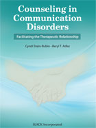 Image of the book cover for 'Counseling in Communication Disorders'
