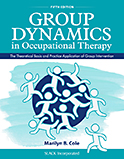 Image of the book cover for 'Group Dynamics in Occupational Therapy'