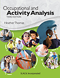 Image of the book cover for 'Occupational and Activity Analysis'