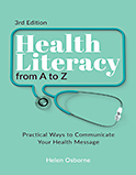 Image of the book cover for 'Health Literacy from A to Z'