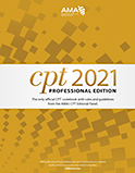 Image of the book cover for 'CPT 2021 Professional Edition'