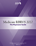 Image of the book cover for 'Medicare RBRVS 2022'