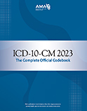 Image of the book cover for 'ICD-10-CM 2023'