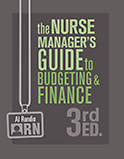 Image of the book cover for 'The Nurse Manager's Guide to Budgeting & Finance'