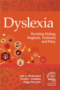 Image of the book cover for 'Dyslexia'