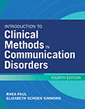 Image of the book cover for 'Introduction to Clinical Methods in Communication Disorders'