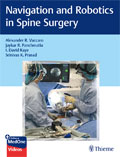 Image of the book cover for 'Navigation and Robotics in Spine Surgery'