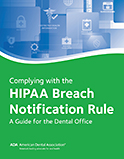 Image of the book cover for 'Complying with the HIPAA Breach Notification Rule'