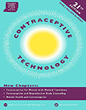 Image of the book cover for 'Contraceptive Technology'