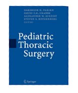 Image of the book cover for 'Pediatric Thoracic Surgery'