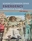Image of the book cover for 'Schein's Common Sense Emergency Abdominal Surgery'