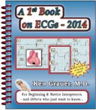 Image of the book cover for 'A 1ST BOOK ON ECGS'
