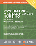 Image of the book cover for 'Psychiatric-Mental Health Nursing Review and Resource Manual'