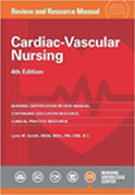 Image of the book cover for 'Cardiac-Vascular Nursing Review and Resource Manual'