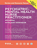 Image of the book cover for 'Psychiatric-Mental Health Nurse Practitioner Review and Resource Manual'