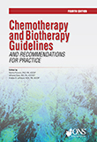 Image of the book cover for 'Chemotherapy and Biotherapy Guidelines and Recommendations for Practice'