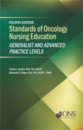 Image of the book cover for 'Standards of Oncology Nursing Education'