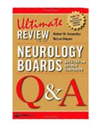 Image of the book cover for 'Ultimate Review for the Neurology Boards'