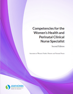 Image of the book cover for 'Competencies for the Women's Health and Perinatal Clinical Nurse Specialist'