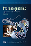 Image of the book cover for 'PHARMACOGENOMICS: APPLICATIONS TO PATIENT CARE'