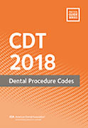 Image of the book cover for 'CDT 2018: Dental Procedure Codes (Unlimited Usage)'