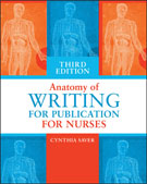 Image of the book cover for 'Anatomy of Writing for Publication for Nurses'