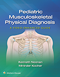 Image of the book cover for 'Pediatric Musculoskeletal Physical Diagnosis: A Video-Enhanced Guide'