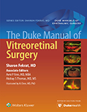 Image of the book cover for 'The Duke Manual of Vitreoretinal Surgery'