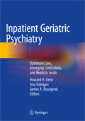 Image of the book cover for 'Inpatient Geriatric Psychiatry'