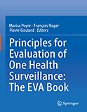 Image of the book cover for 'Principles for Evaluation of One Health Surveillance: The EVA Book'