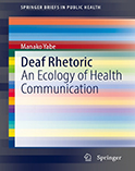 Image of the book cover for 'Deaf Rhetoric'