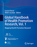 Image of the book cover for 'Global Handbook of Health Promotion Research, Vol. 1'