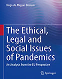 Image of the book cover for 'The Ethical, Legal and Social Issues of Pandemics'