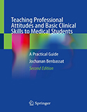 Image of the book cover for 'Teaching Professional Attitudes and Basic Clinical Skills to Medical Students'