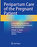 Image of the book cover for 'Peripartum Care of the Pregnant Patient'